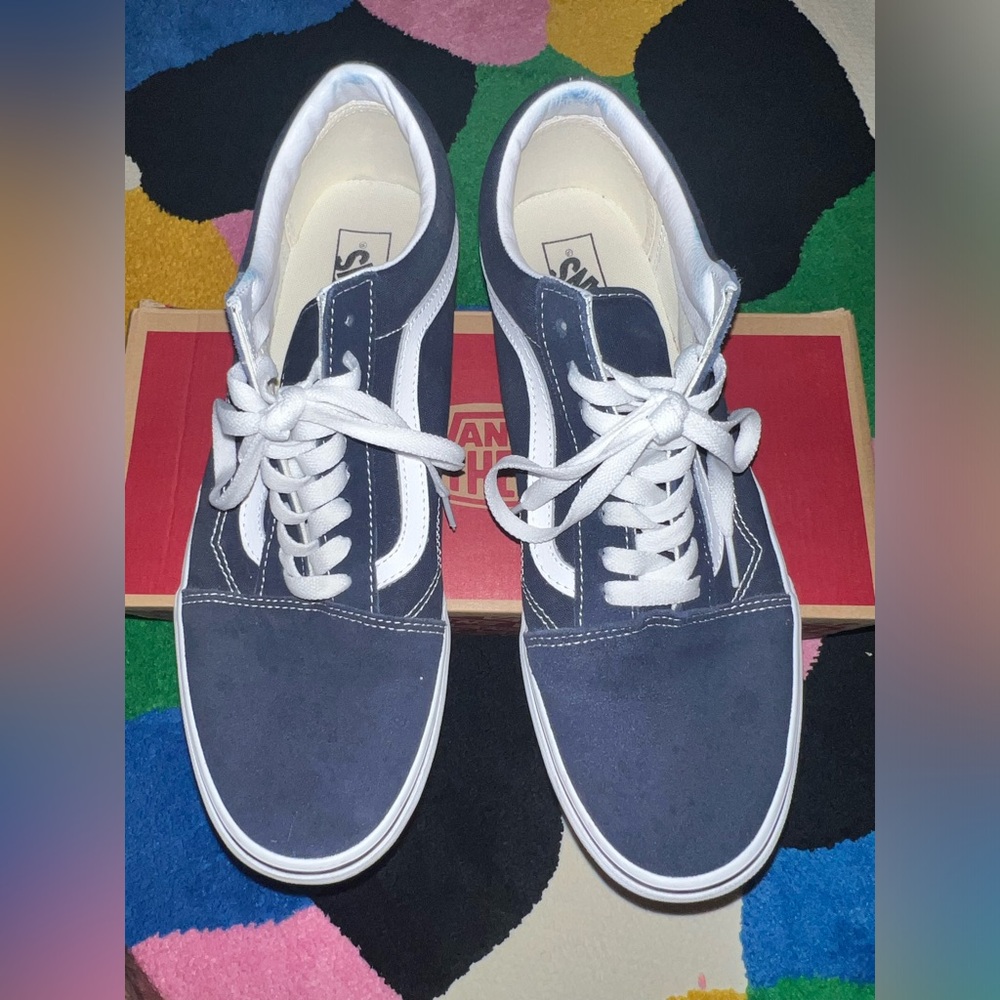 Navy Vans Old Skool Size 13